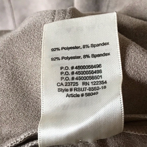 NWOT Aritzia Wilfred Free Nori Large Tan Faux Suede Sleeveless Tunic Dress - Picture 9 of 9